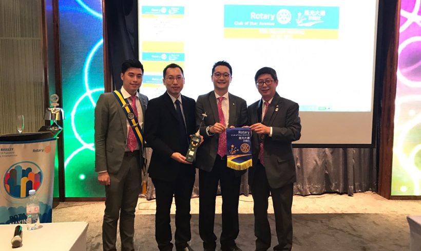 “Healthy Air” sharing to the Rotary Club of Star Avenue